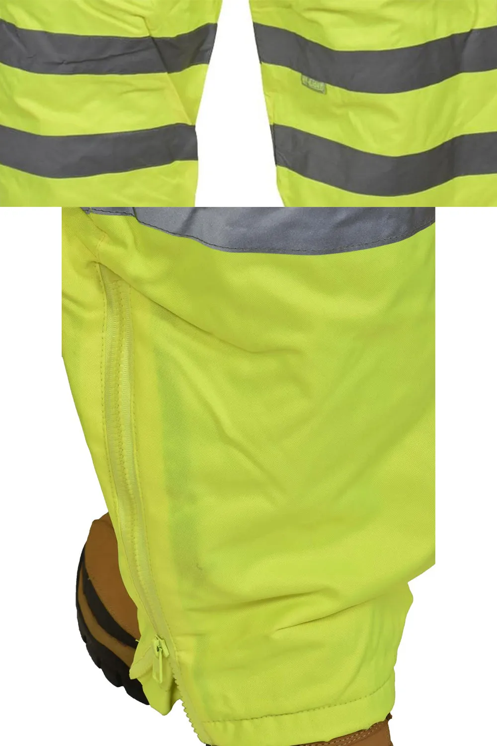 Hi Viz Yellow Padded Trousers - 5/10/20 Pack