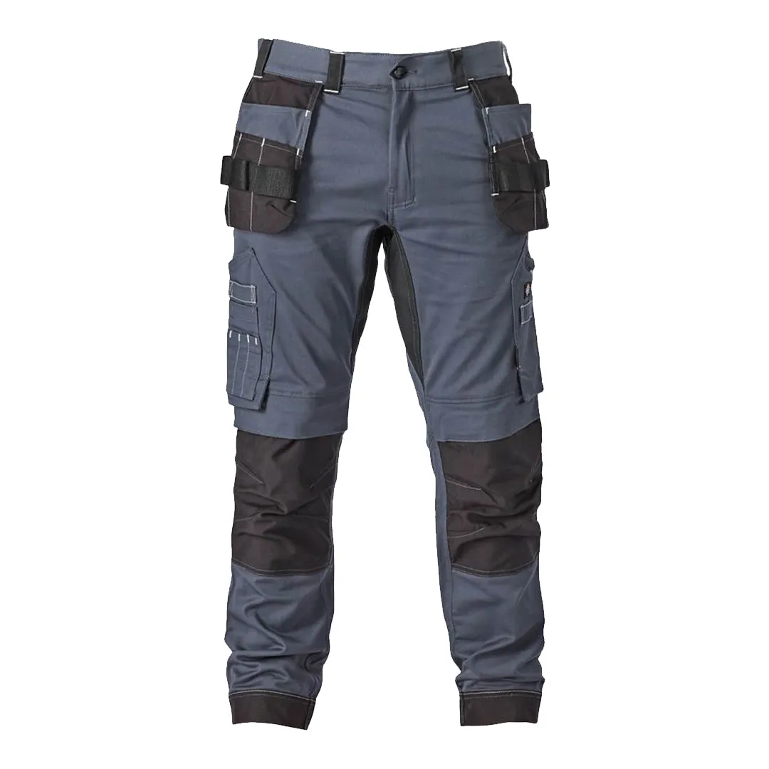 Holster Universal Flex Trousers - Grey/Black by Dickies