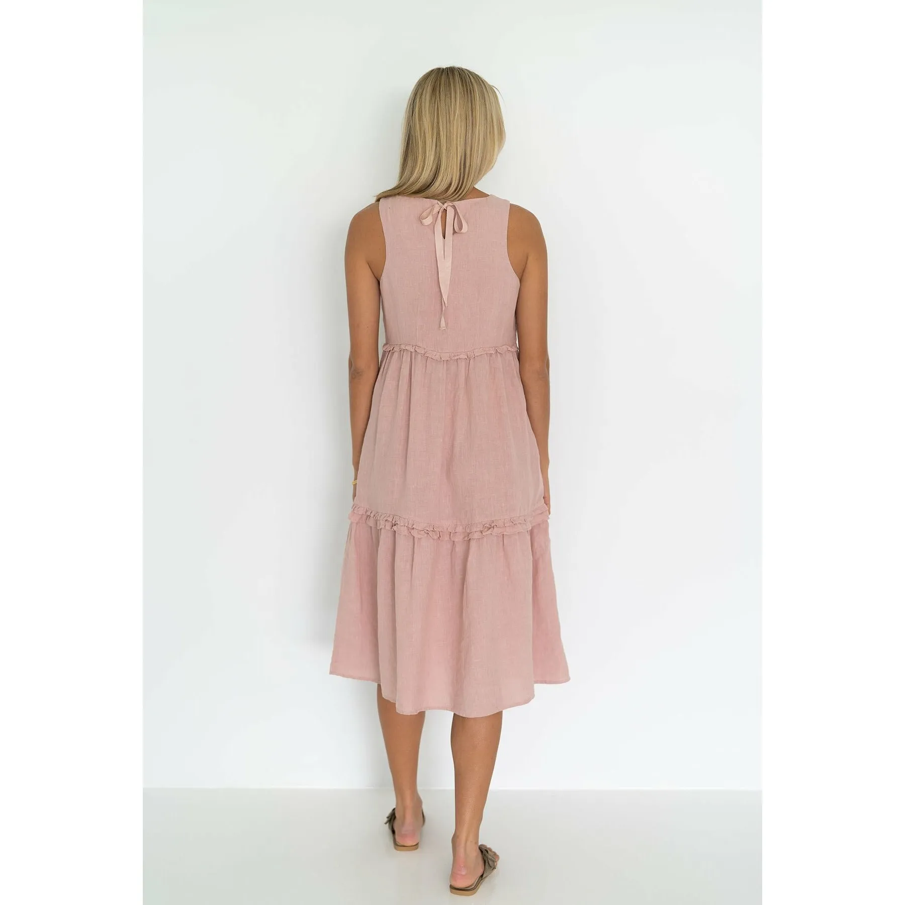 Humidity - Ava Midi Dress Blush