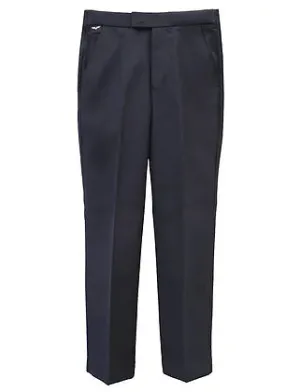 Hunter Teen Boys 1/2  Elasticated Waist school Trousers Navy or Gray 242