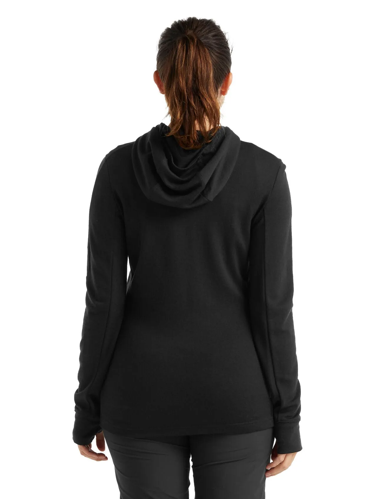 Icebreaker Quantum III LS Zip Hoodie (Women's) Black