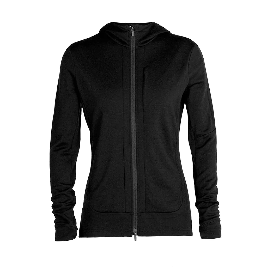 ICEBREAKER Women's L/S Quantum 3 Zip Hood