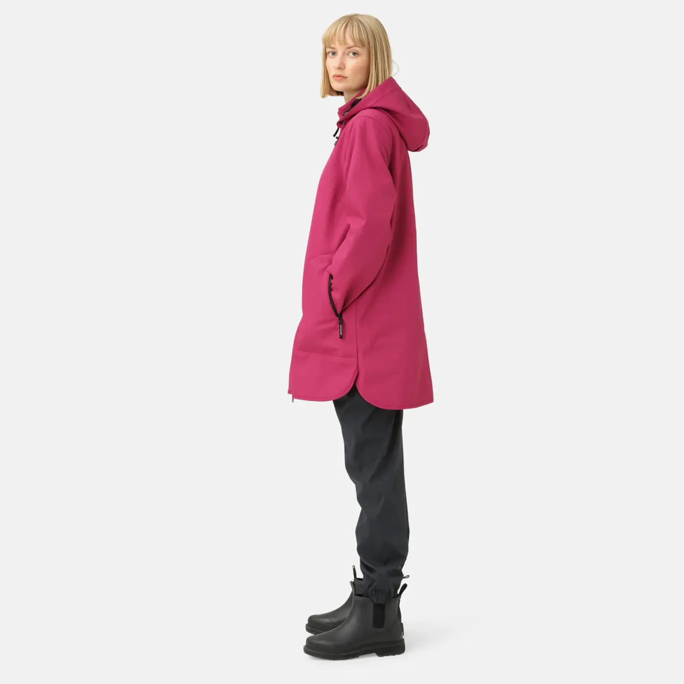 Ilse Jacobsen Rain135 Softshell Raincoat | Sangria