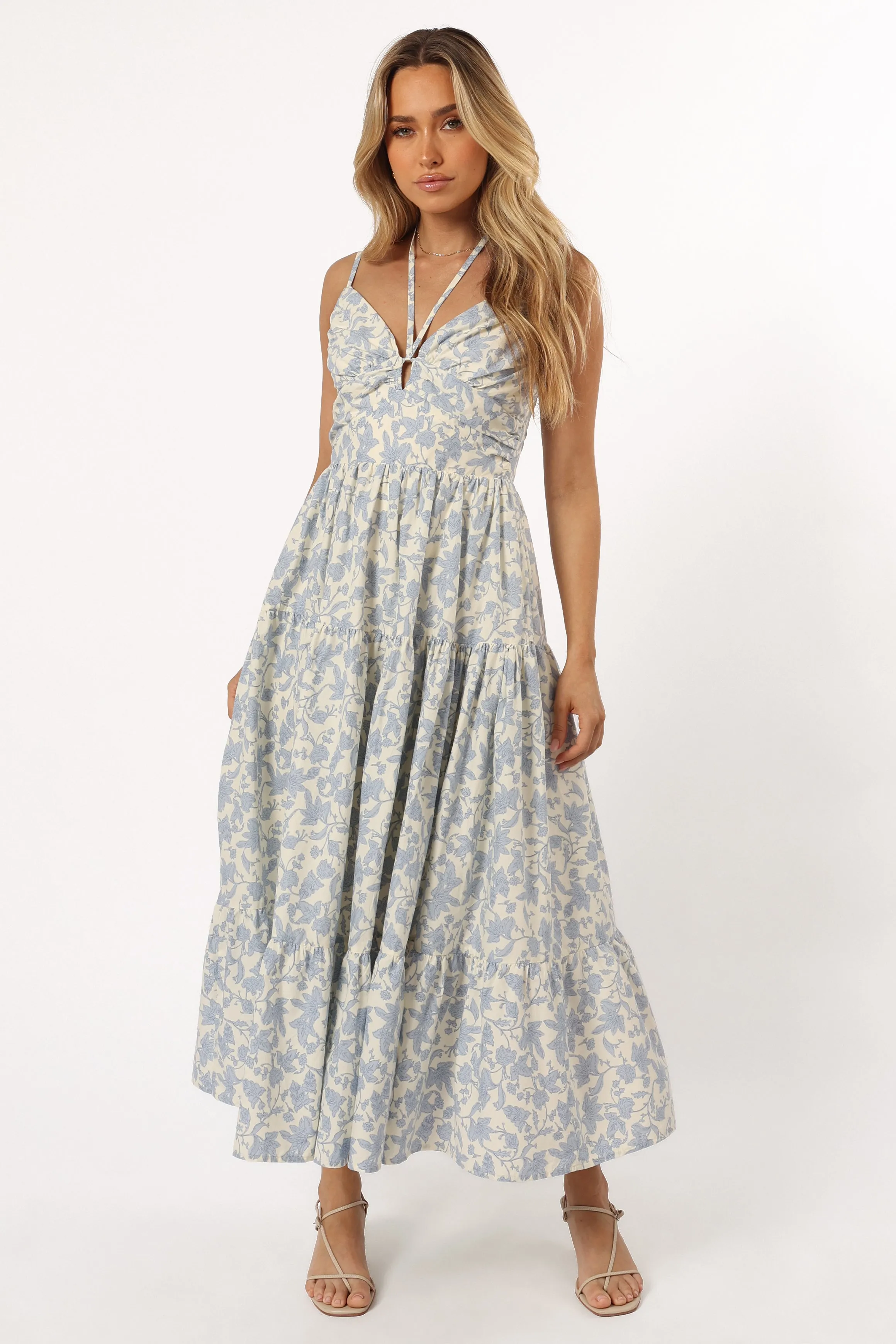 Indy Midi Dress - Blue