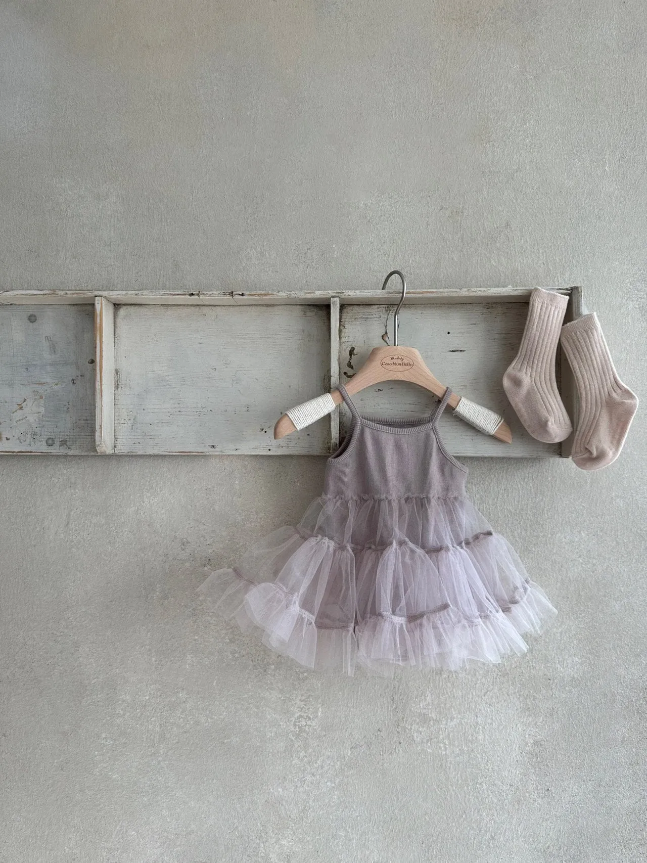 Innes Tulle Dress Romper_Lavender