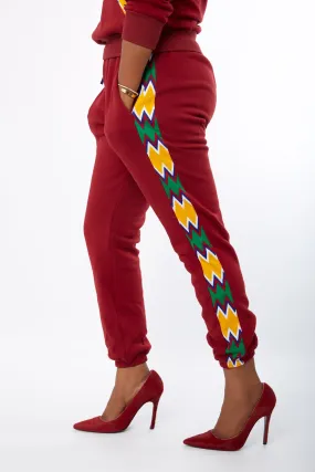 Jade African Print Inspired Joggers - Unisex