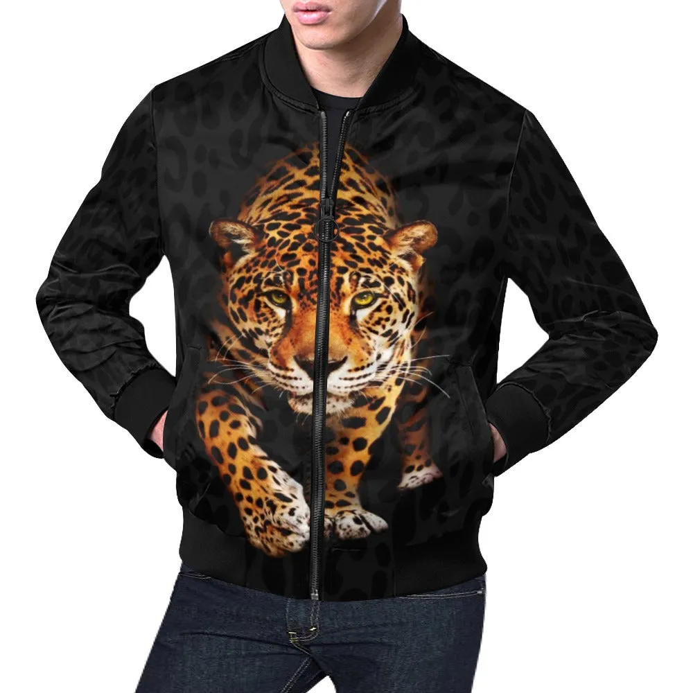 JAGUAR All Over Print Bomber Jacket for Men