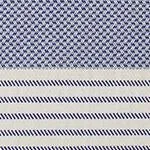 Kadan european linen Quilt [Ultramarine/White]