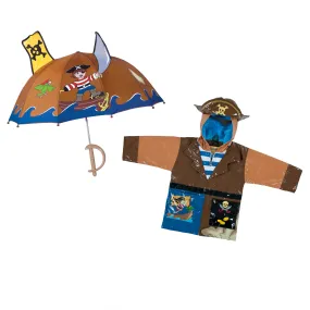 Kidorable Pirate Raincoat & Umbrella