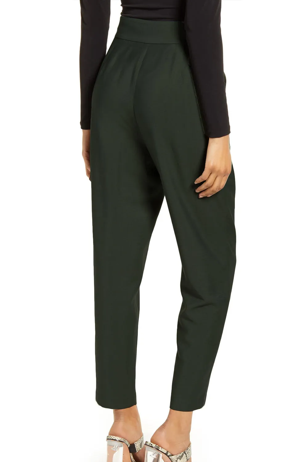 Knotted Boss Lady Trousers