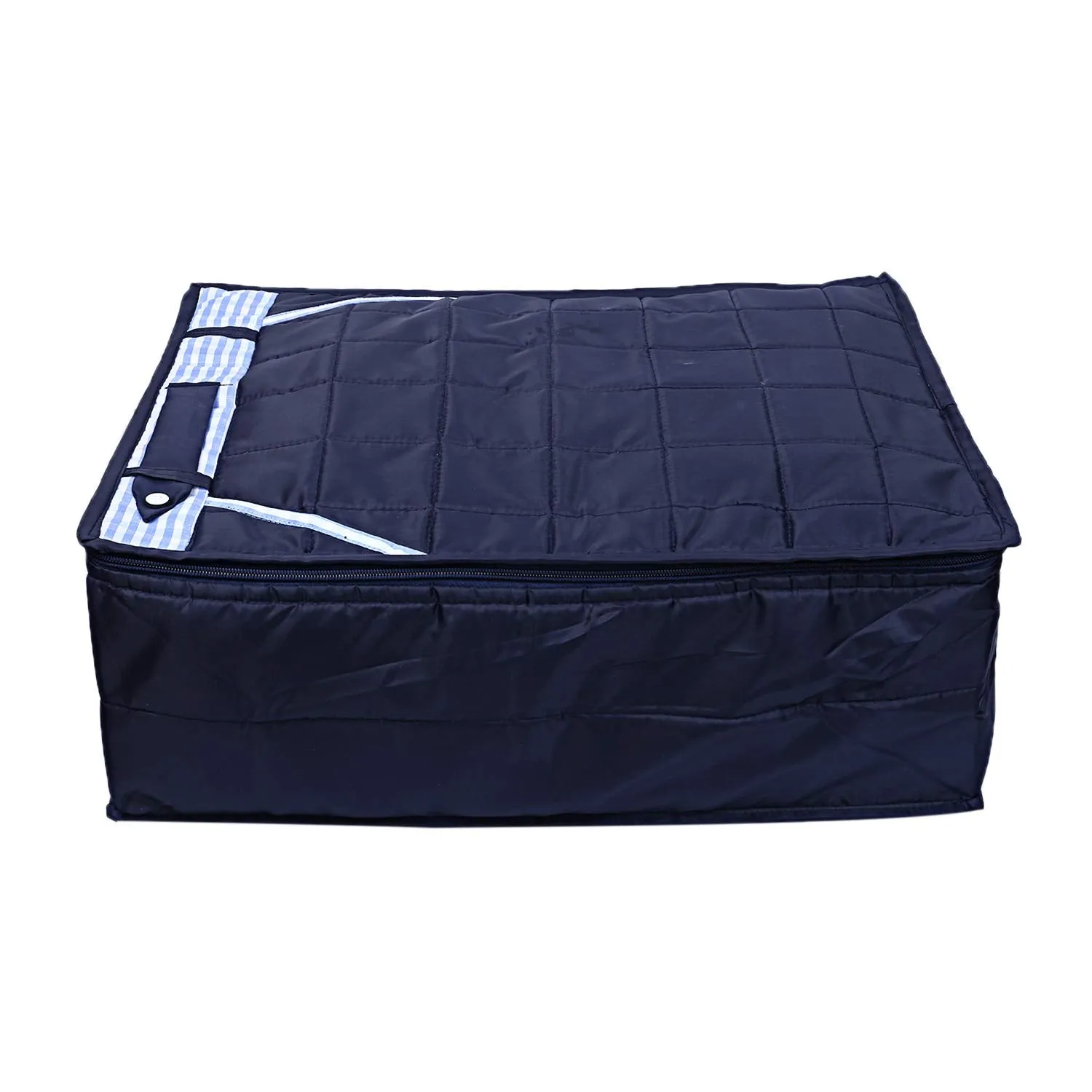 Kuber Industries Parachute Waterproof 2 Pieces Trouser Cover Quilted/Wardrobe Organizer (Blue) - CTKTC023214