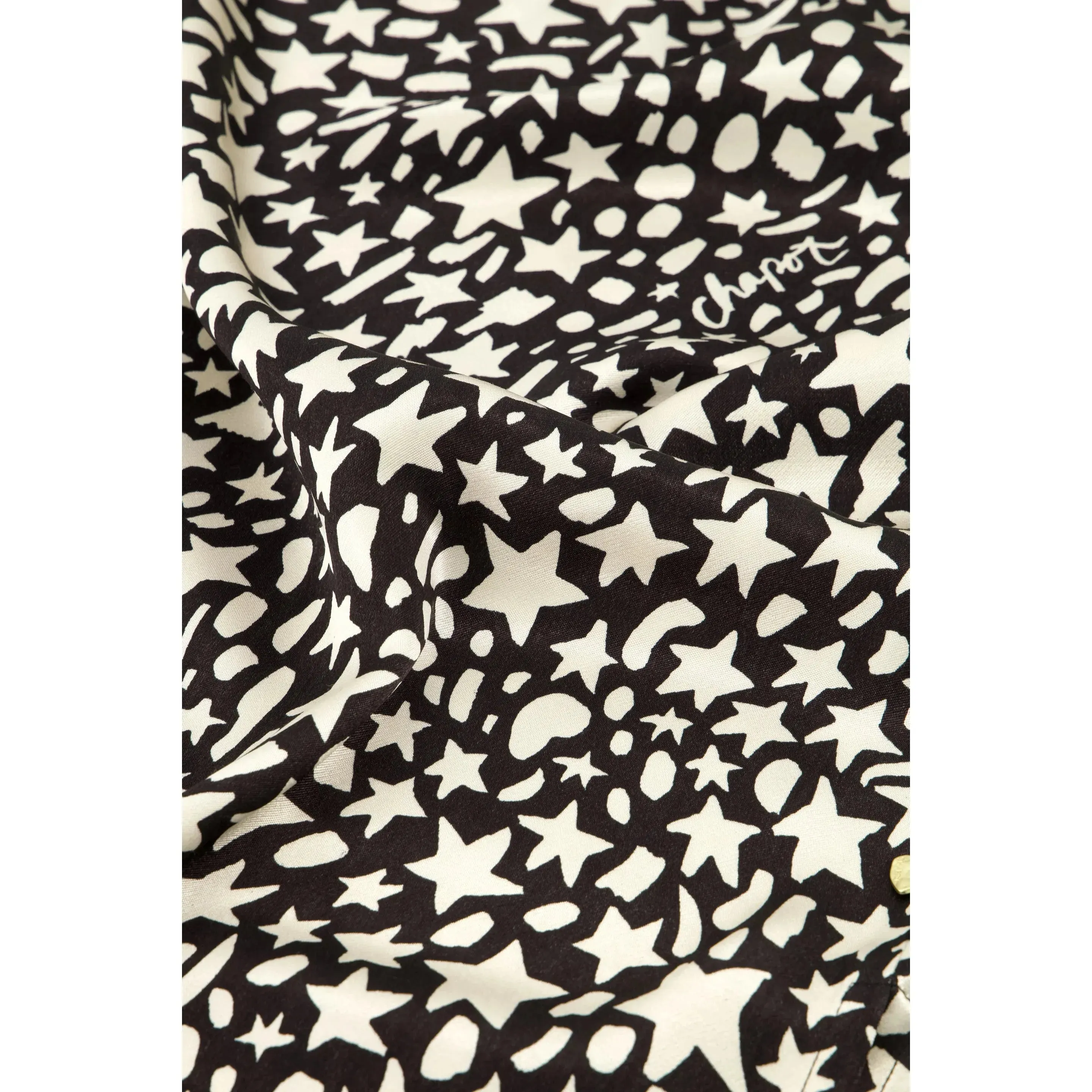 Laurie Midi Skirt Star Sisters Print Black/Cream