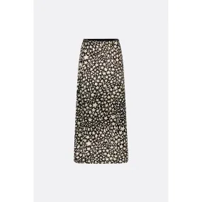 Laurie Midi Skirt Star Sisters Print Black/Cream