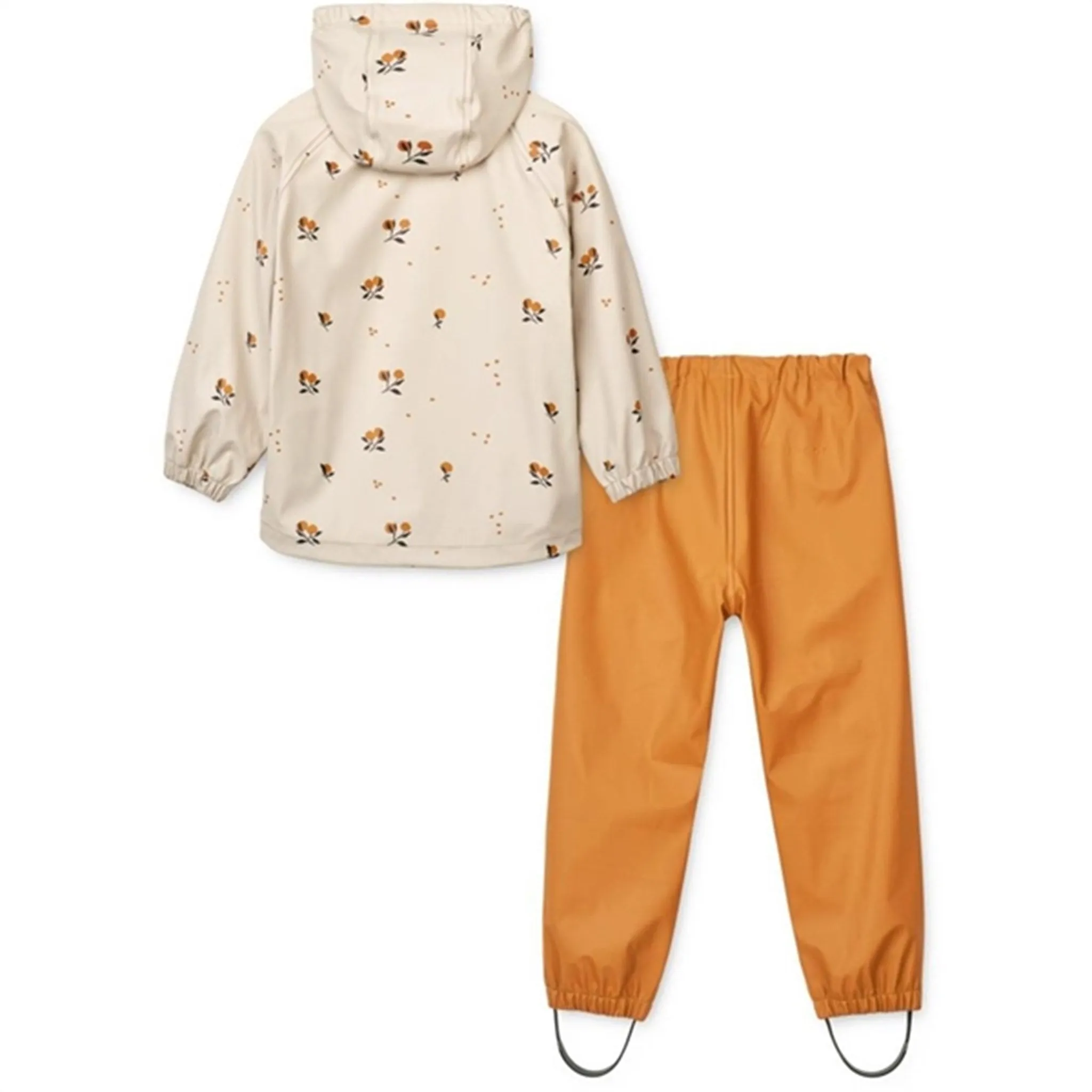 Liewood Moby Printed Rainwear Set Peach / Sandy