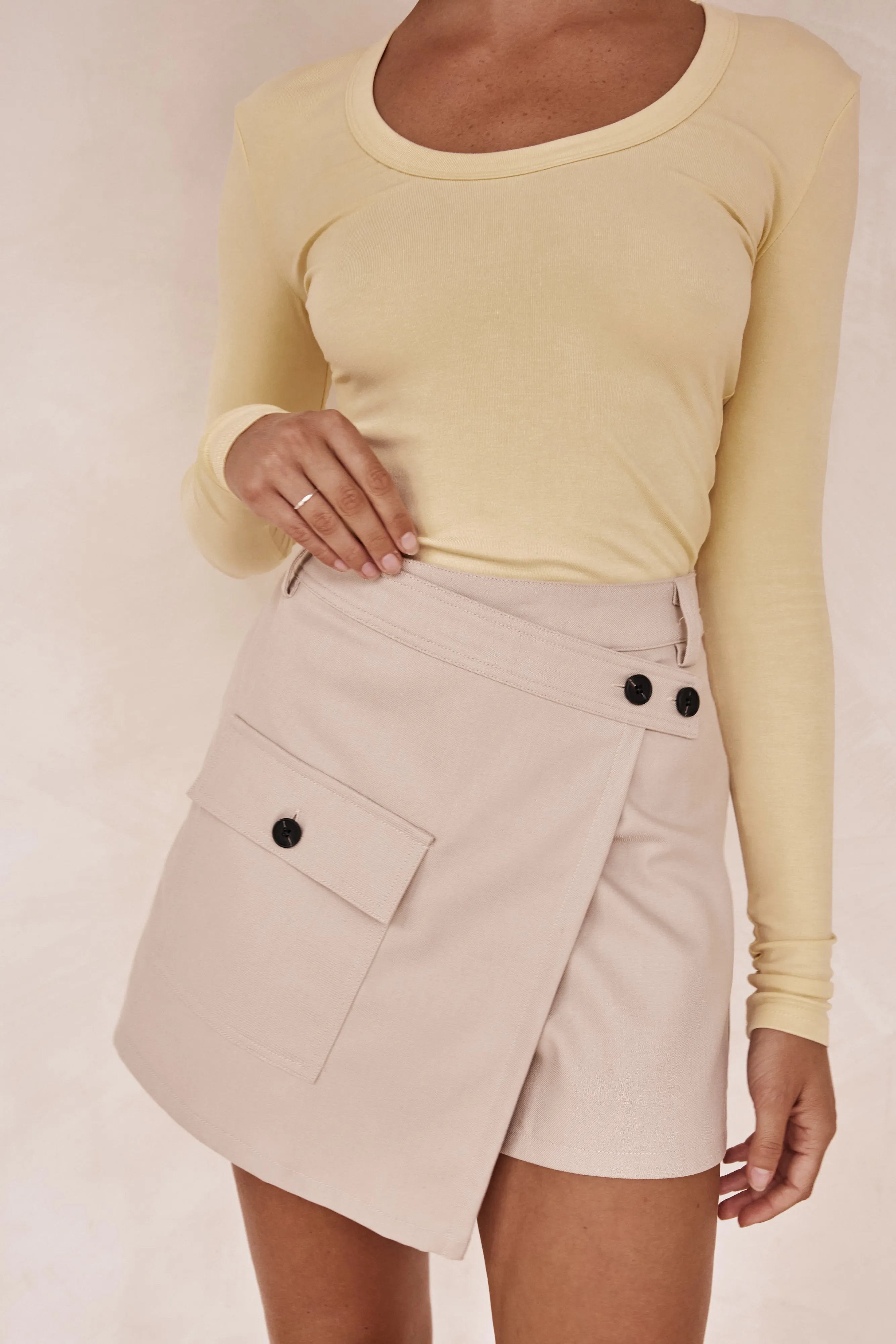 Lopez Cargo Skort (Beige)