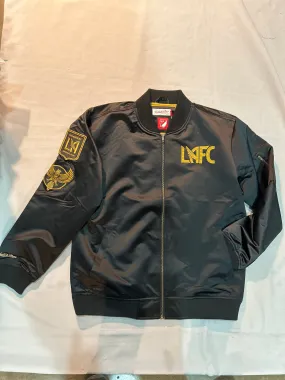 Los Angeles LAFC MLS Mitchell & Ness Lightweight Satin Men Bomber Jacket