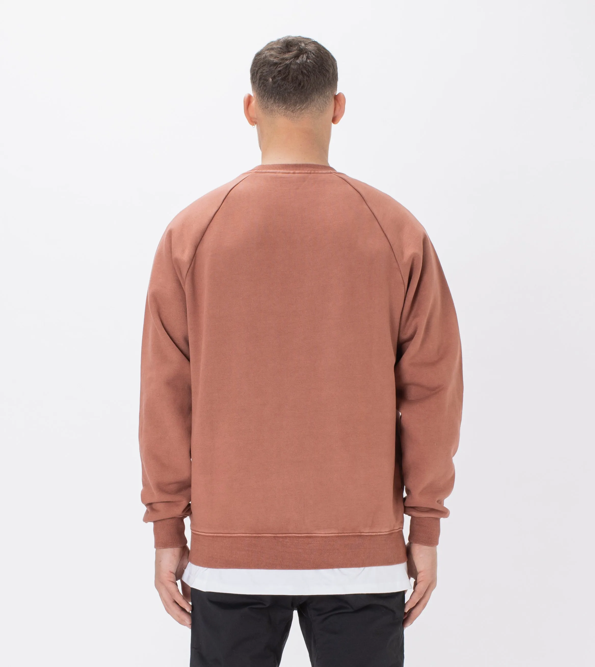 Lowgo Raglan Crew Sweat GD Terracotta