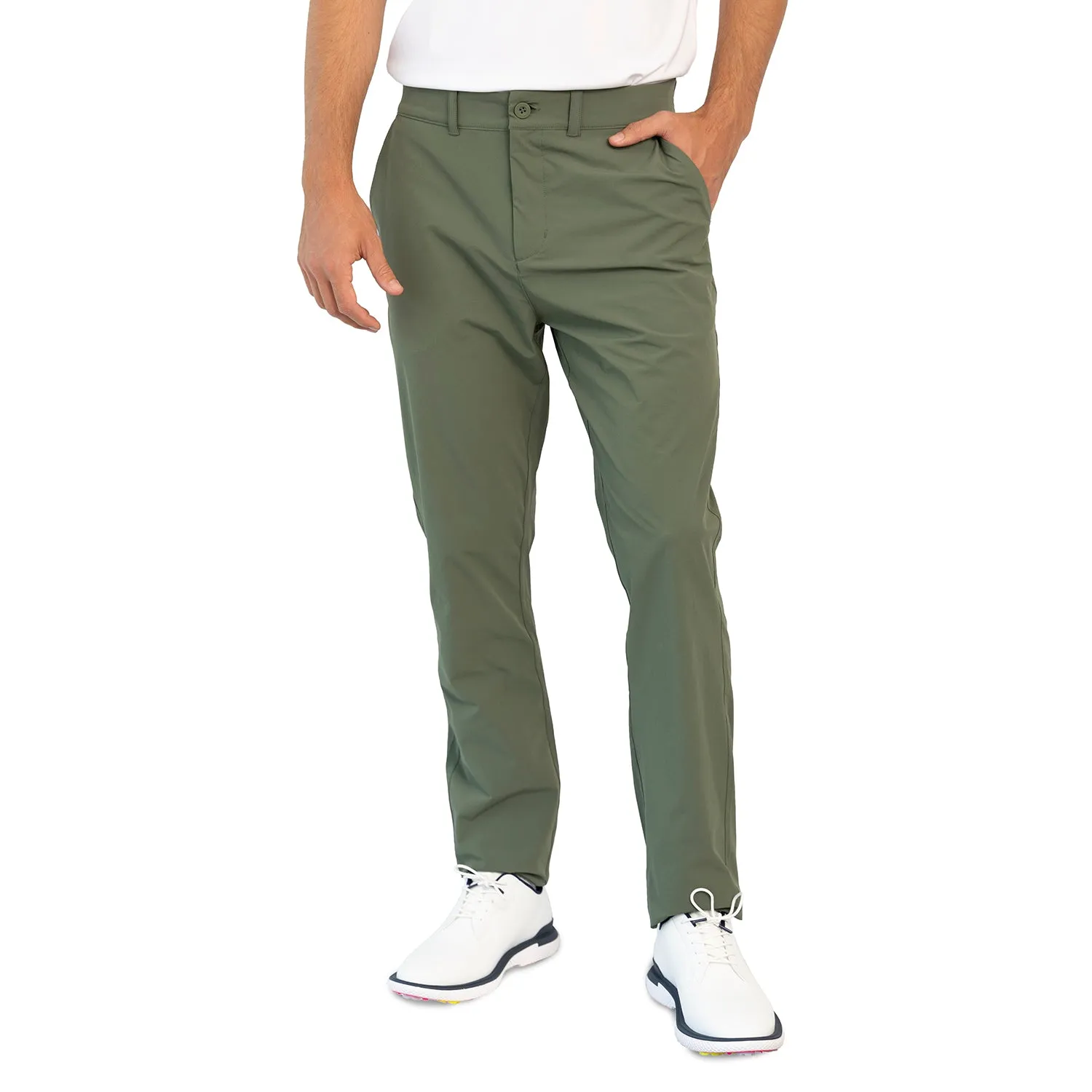 Lyle & Scott Tech Golf Trousers - Cactus Green