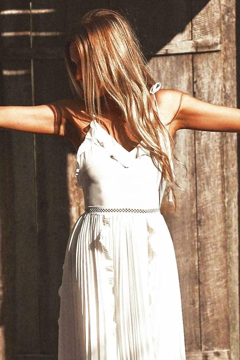 Maia Dress - White