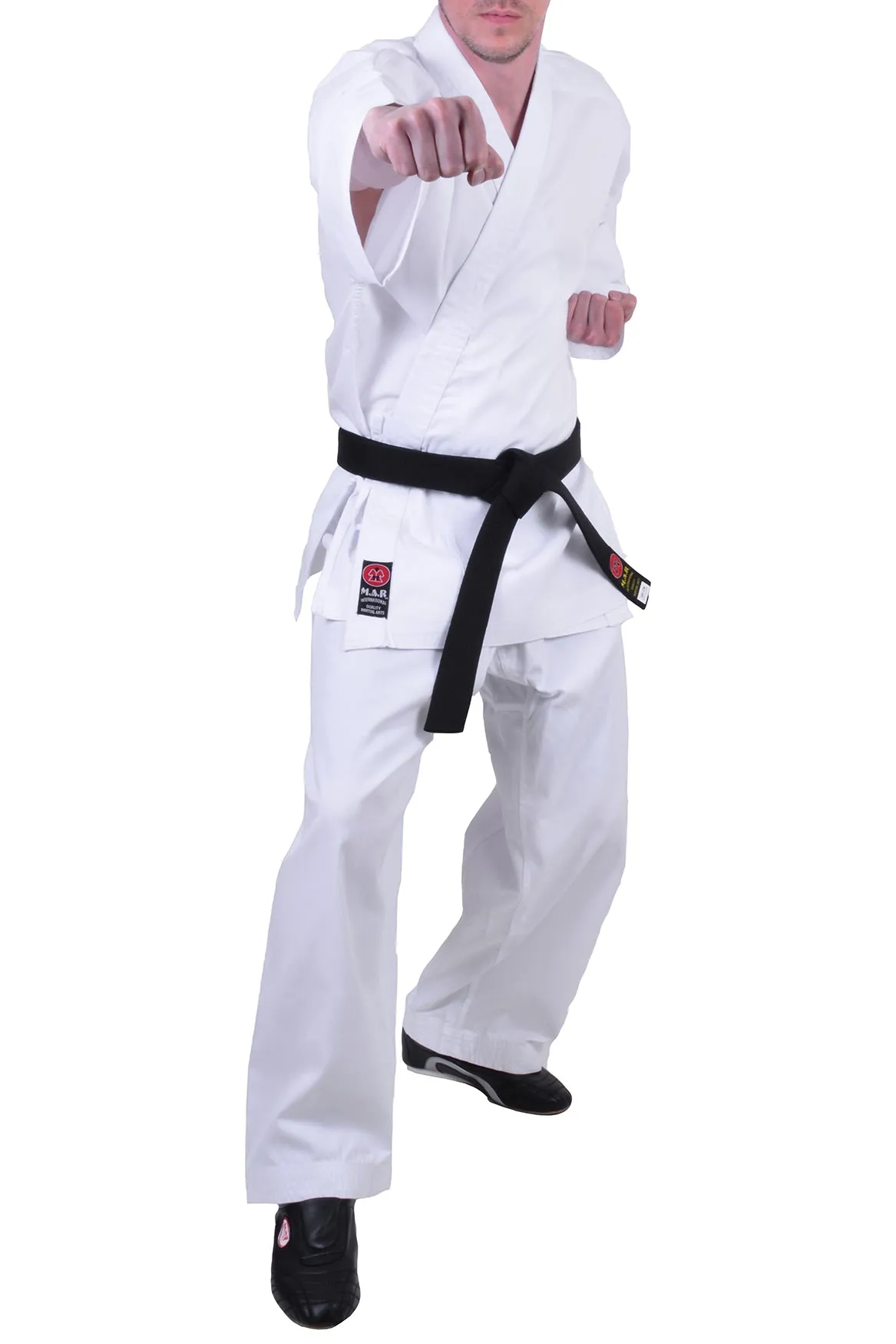 MAR-010A | White Karate Competition Uniform (8oz Fabric)