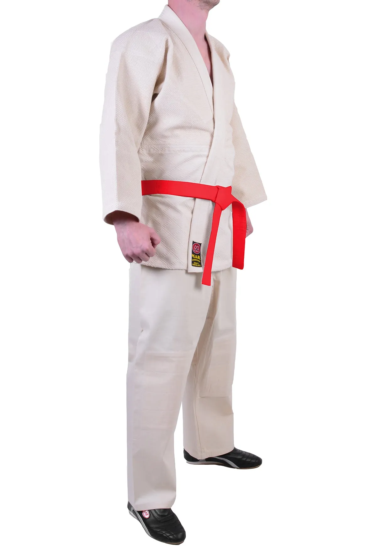 MAR-021 | Lightweight unbleached Judo Uniform For Beginner Students   FREE BELT