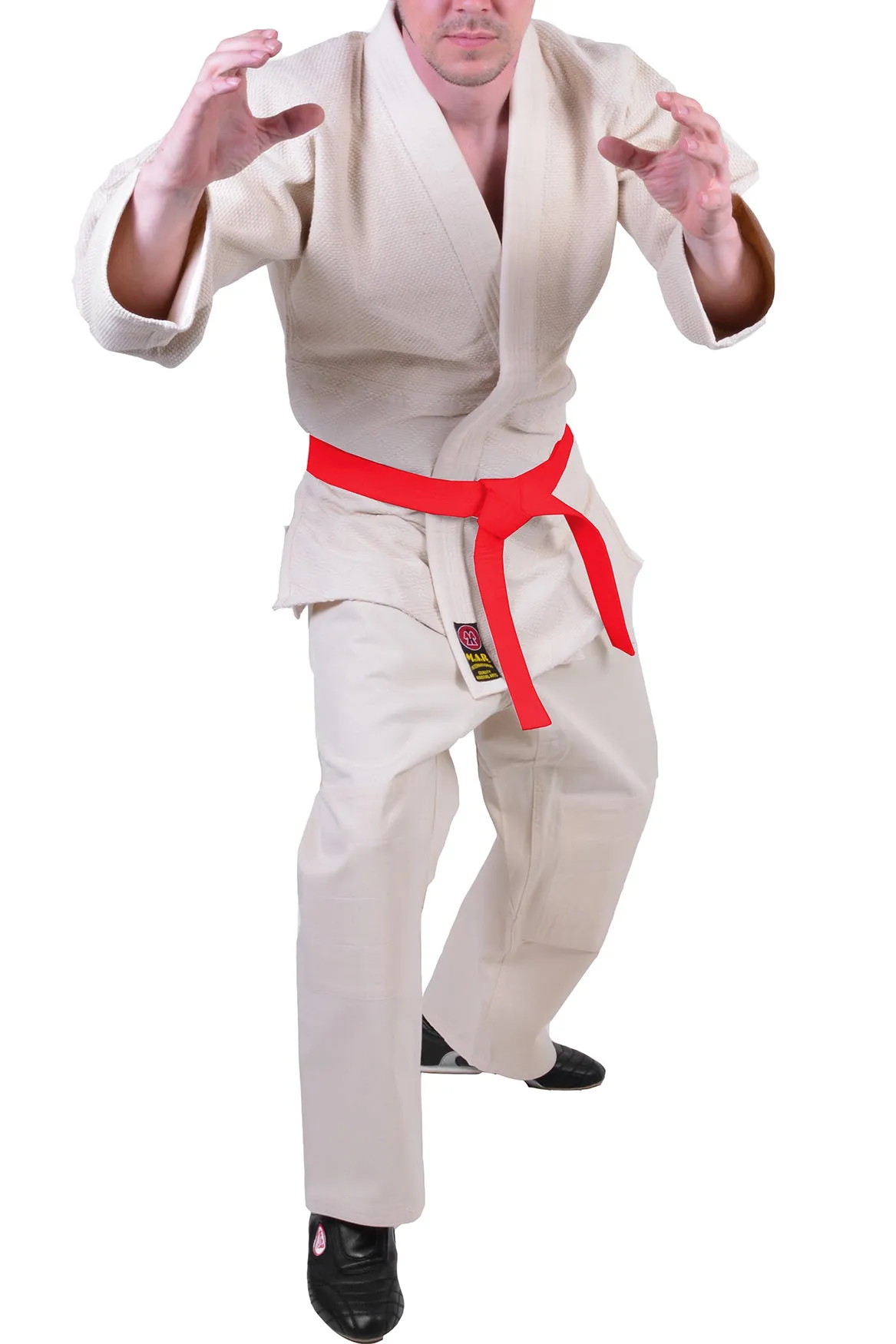 MAR-021 | Lightweight unbleached Judo Uniform For Beginner Students   FREE BELT