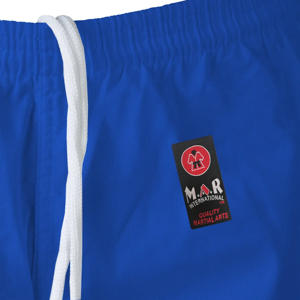 MAR-026A | Mediumweight Blue Judo Uniform For Intermediate Students   FREE BELT