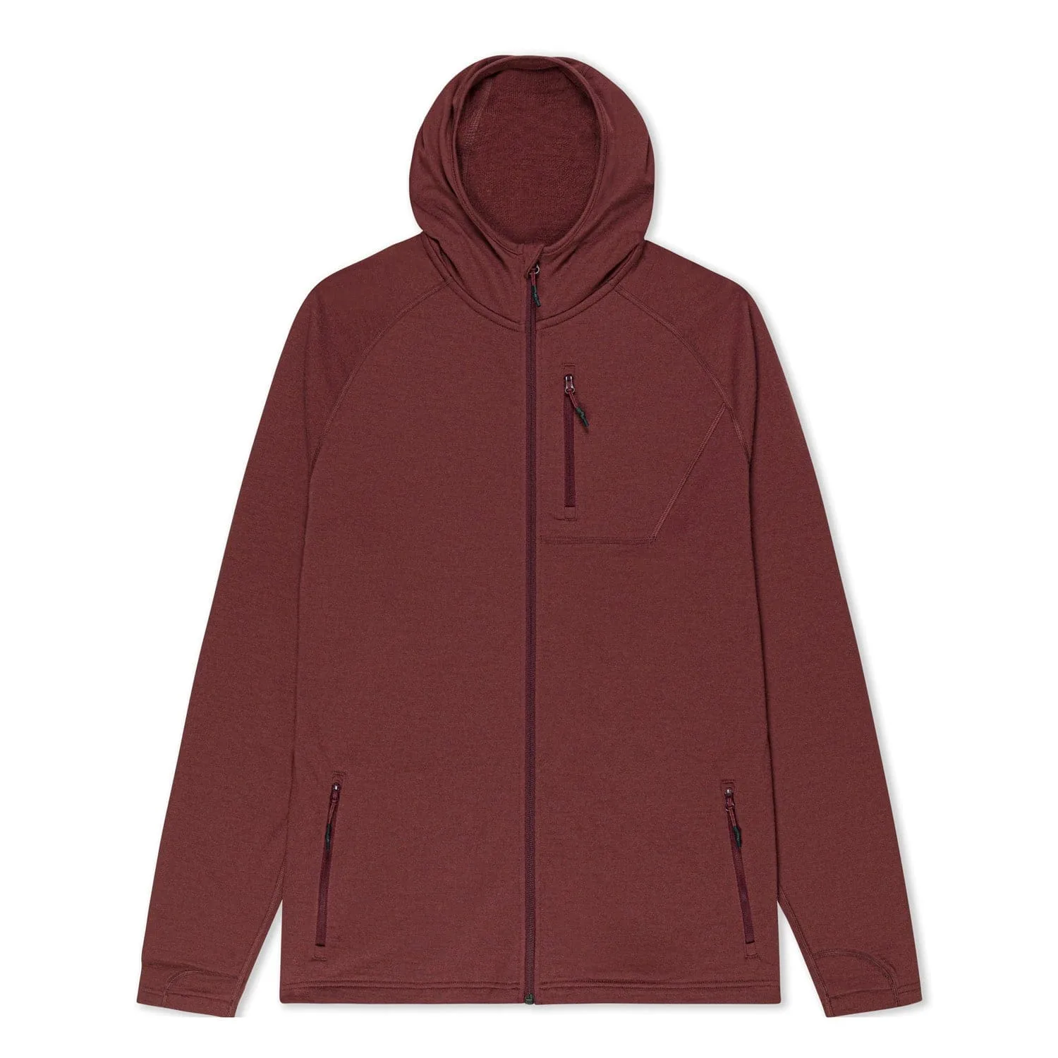 Men's Hyde Merino Wool Hoodie Full Zip