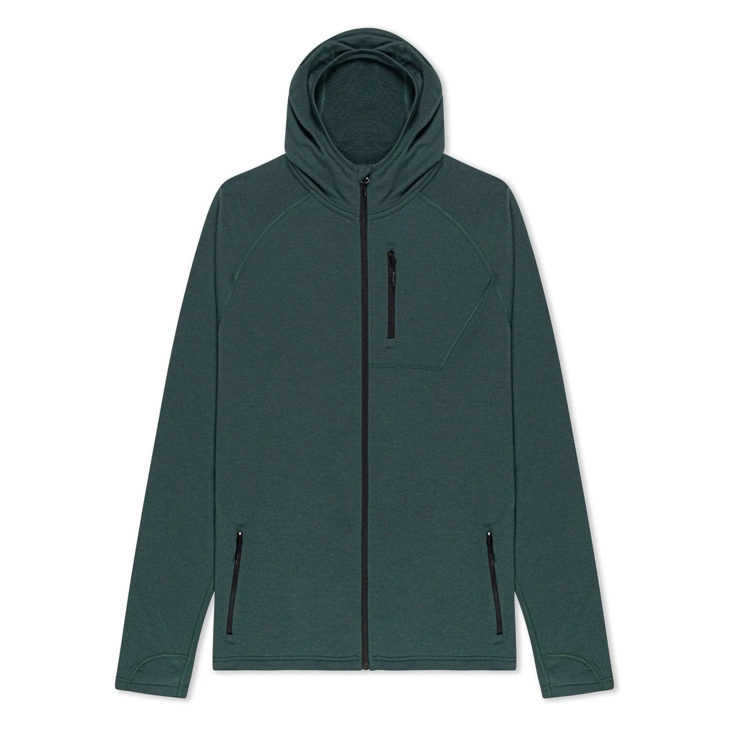 Men's Hyde Merino Wool Hoodie Full Zip