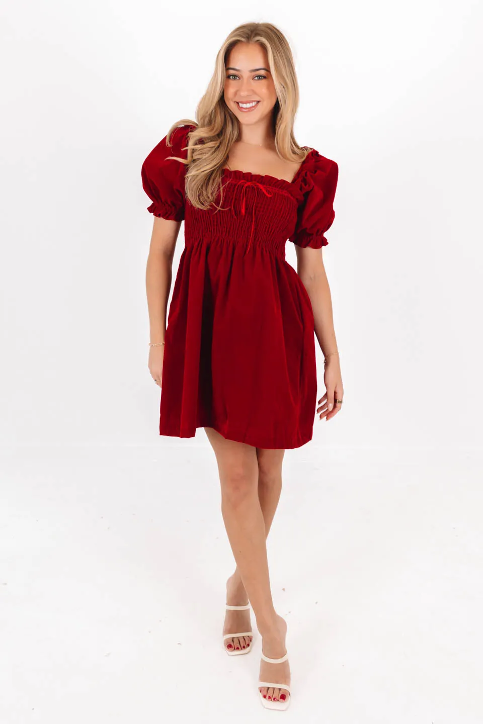 Most Wonderful Time Dress - Red