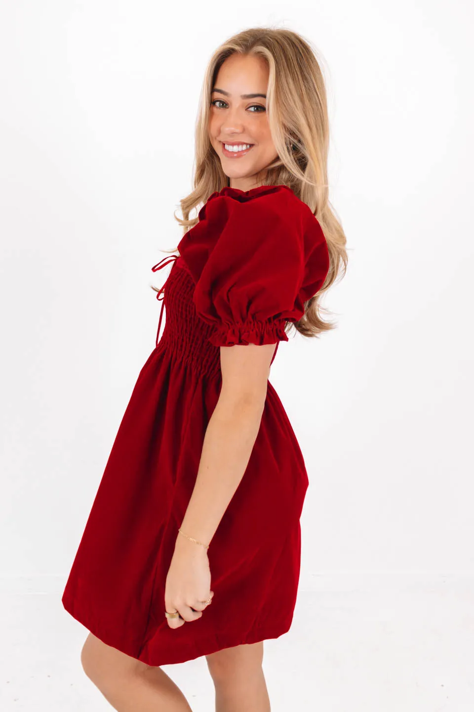 Most Wonderful Time Dress - Red