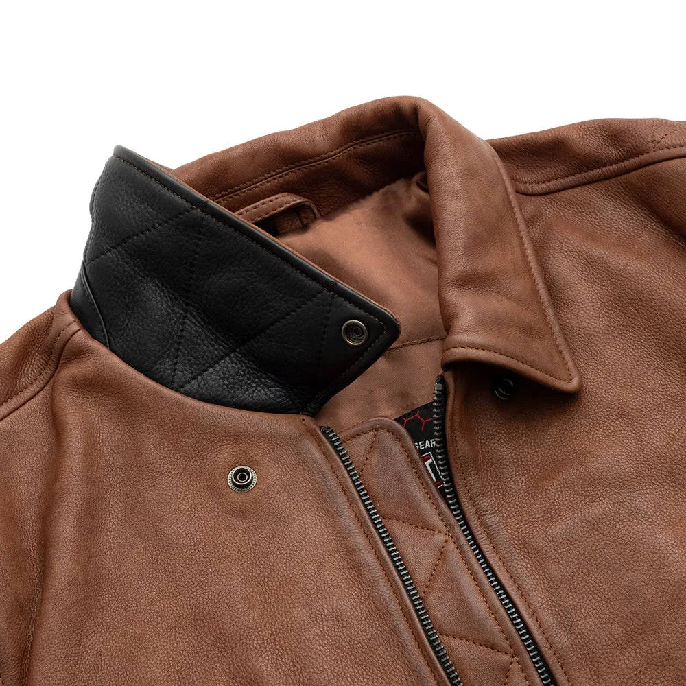 Moto Bomber - Men's Leather Jacket