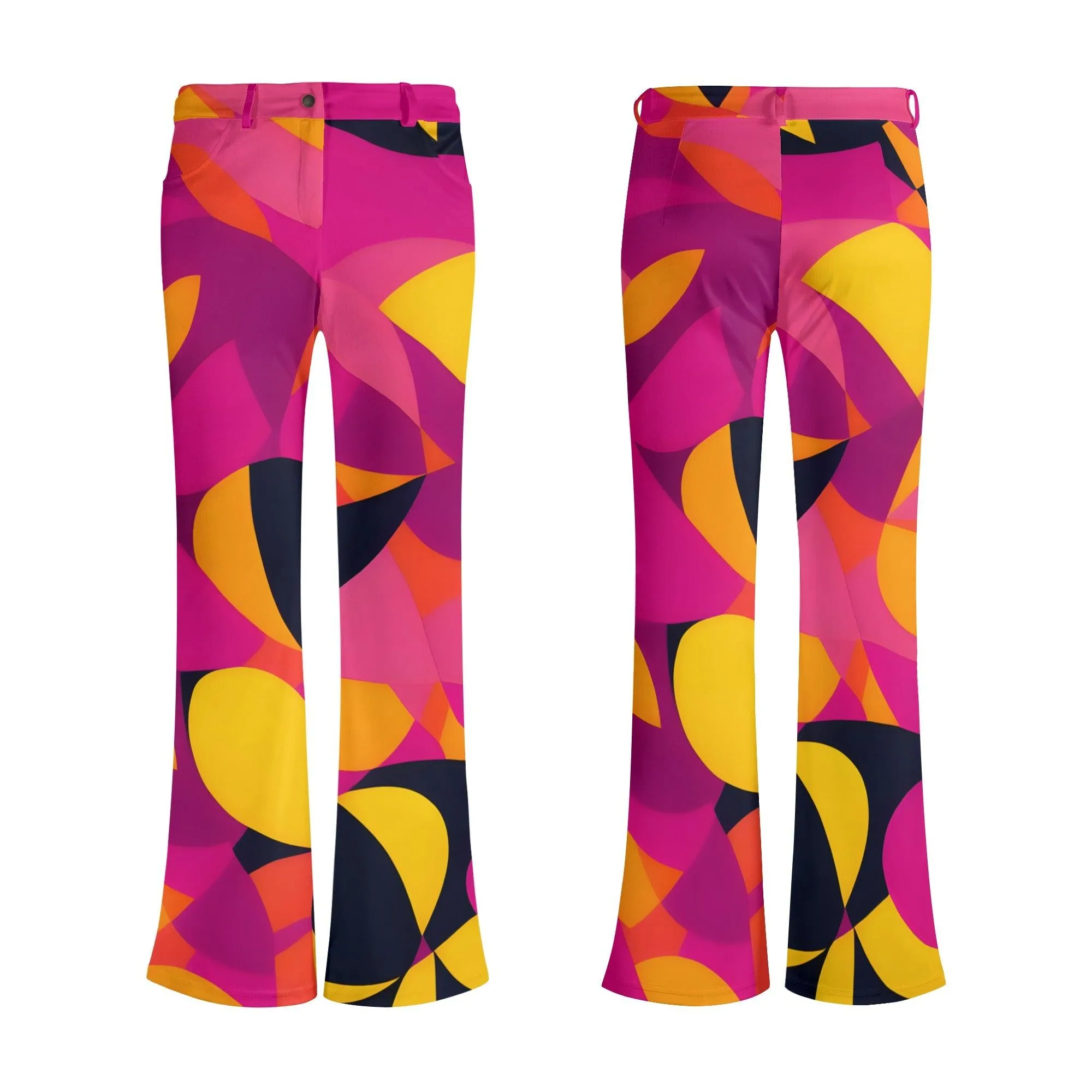 Munich Flare Print Pants - Airline Series