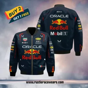 New Sergio Perez 2023 Oracle Redbull Race F1 Team Bomber Jacket™