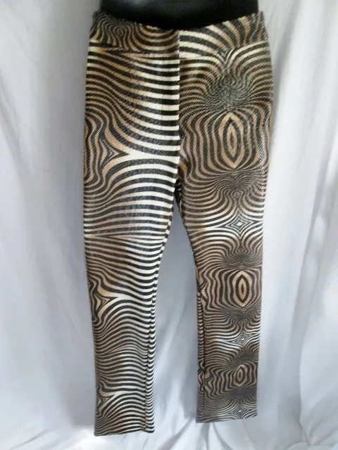 NEW WOMENS CACHE ANIMAL PRINT TIGER ZEBRA LEOPARD Disco Party Pants 2 Snakeskin