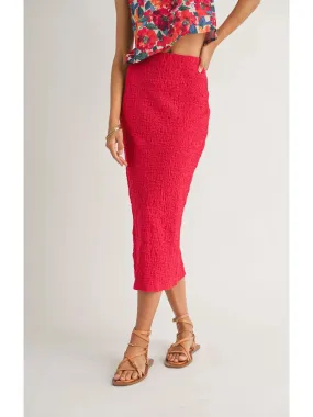 On the Pier Knit Midi Skirt