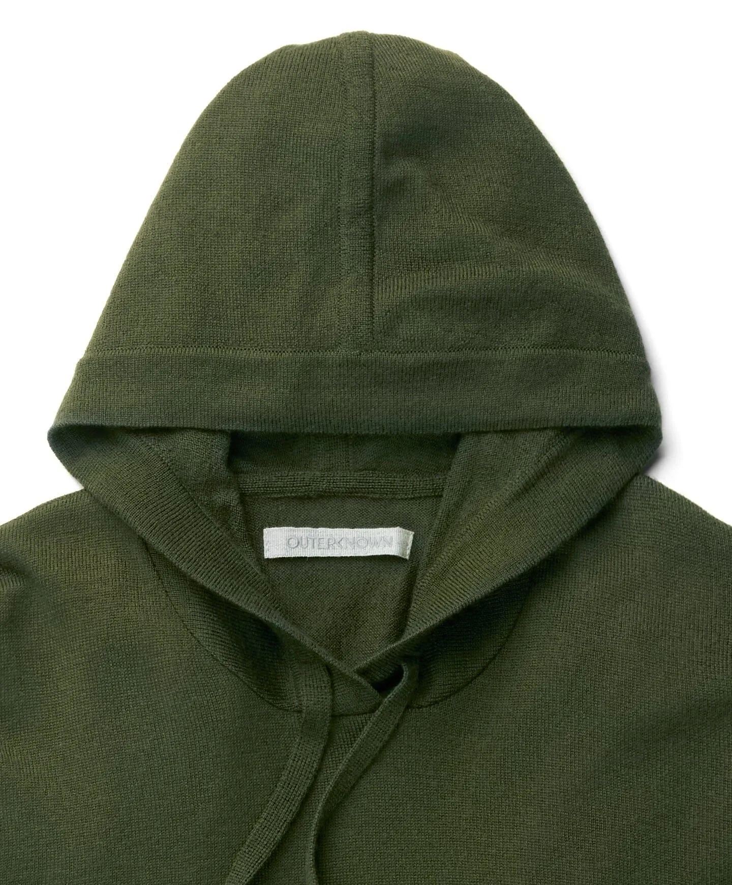 Outerknown - Morro Merino Hoodie - Dark Fatigue