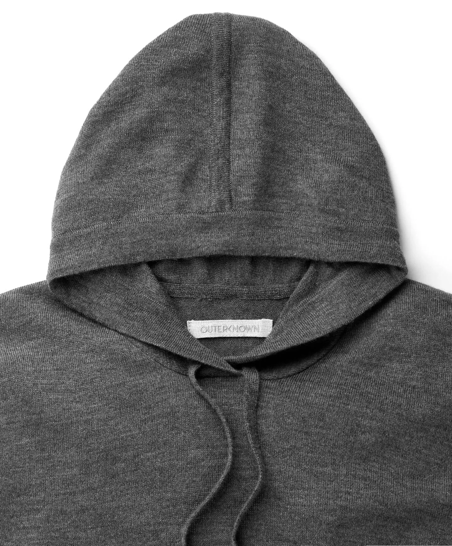 Outerknown - Morro Merino Hoodie - Heather Charcoal