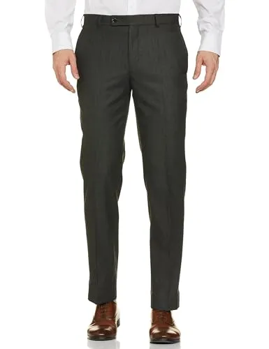 Park Avenue Men's Regular Pants (PMTX07517-G8_Dark Grey