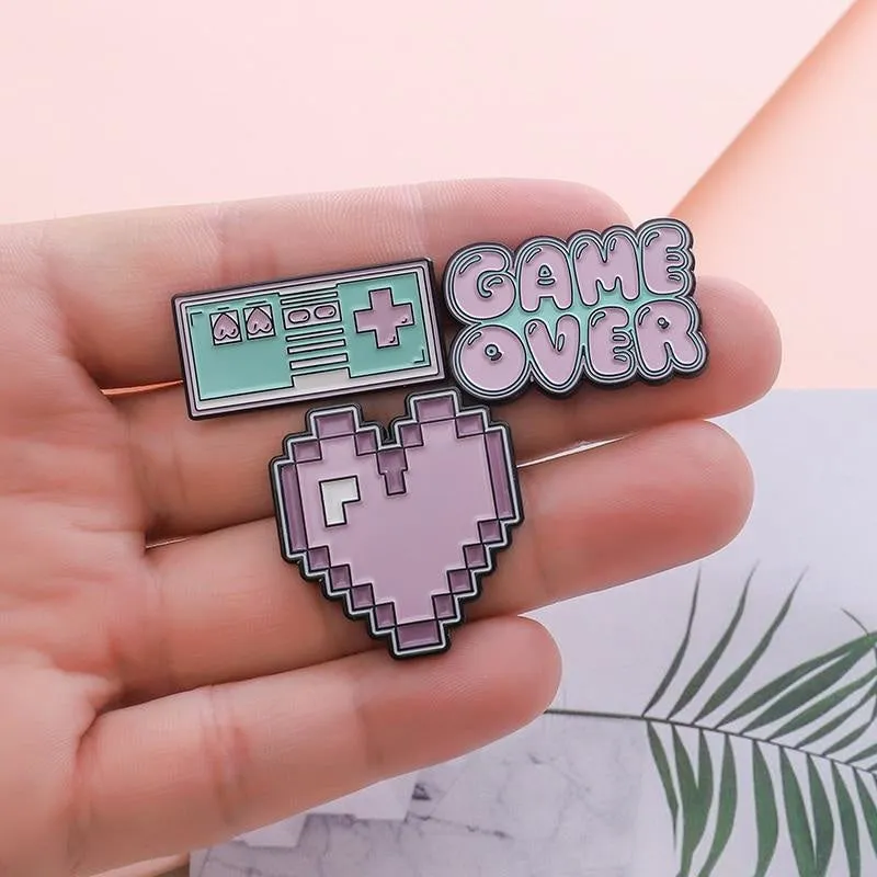 Pastel Gamer Enamel Pins