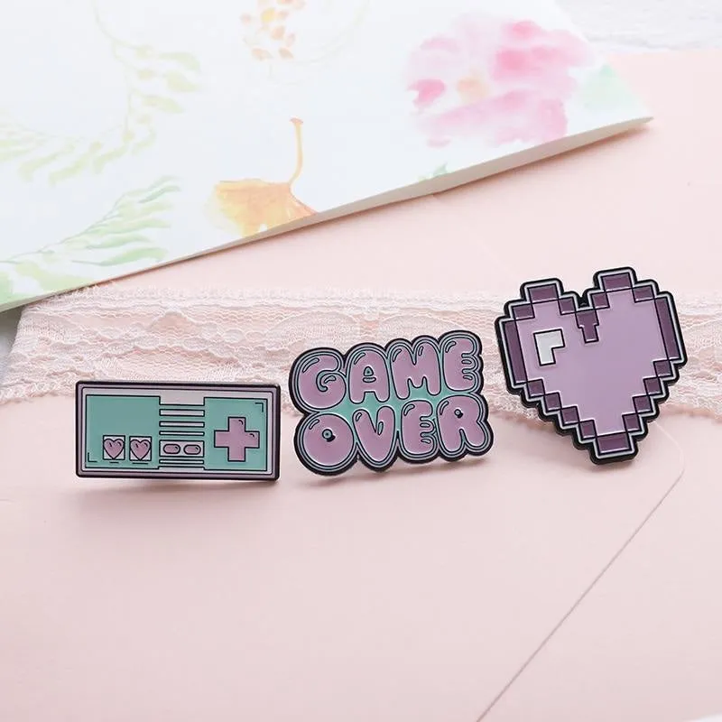 Pastel Gamer Enamel Pins