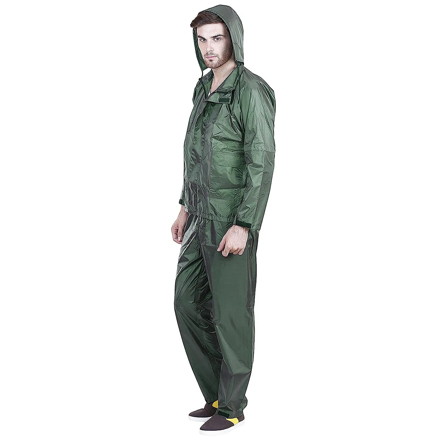 Prokick Trust Rain Suit (Waterproof Jacket with Hood, Pant and Carrying Pouch)