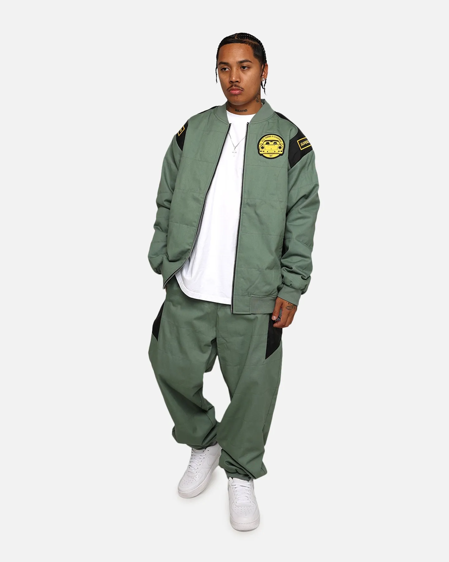 Puma X Porsche Legacy Garage Crew Jacket Eucalyptus