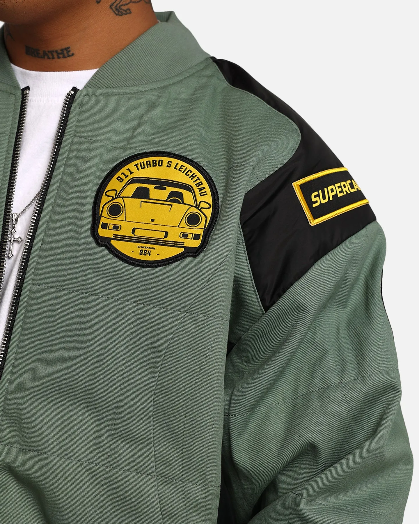 Puma X Porsche Legacy Garage Crew Jacket Eucalyptus