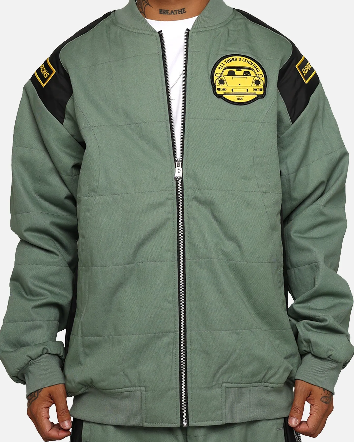 Puma X Porsche Legacy Garage Crew Jacket Eucalyptus