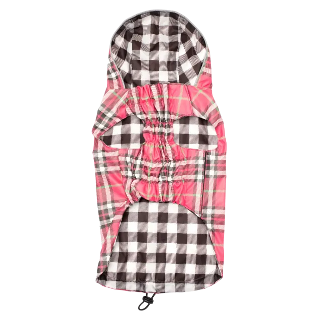 Raincoat | Bias Plaid Pink