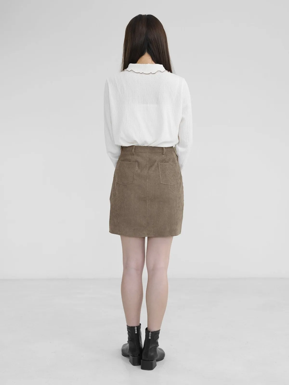 Raven Corduroy Mini Skirt*