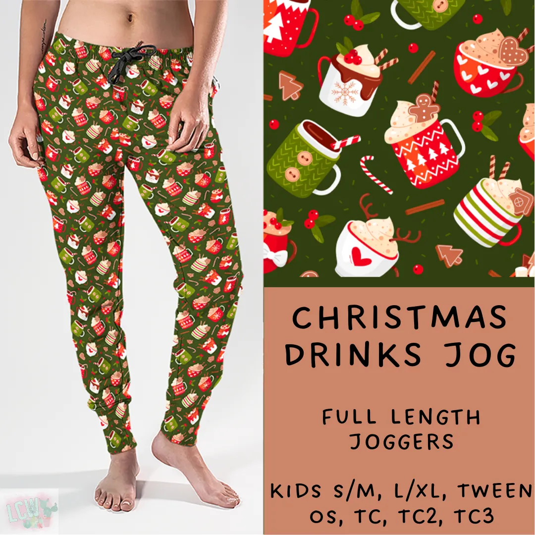 Ready To Ship - Christmas Drinks Joggers