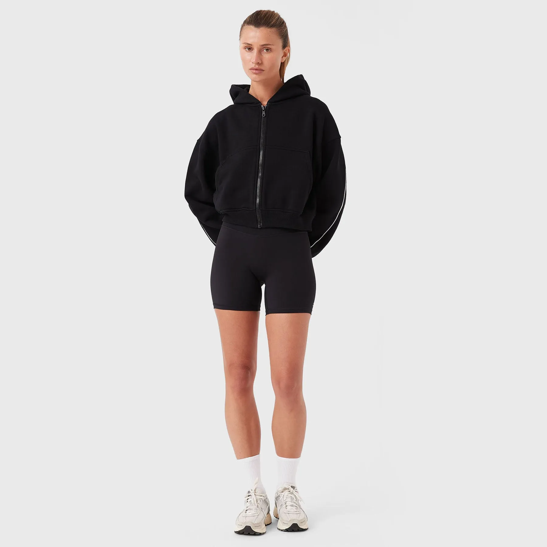 REC GEN - Float Fleece Zip Hood Black