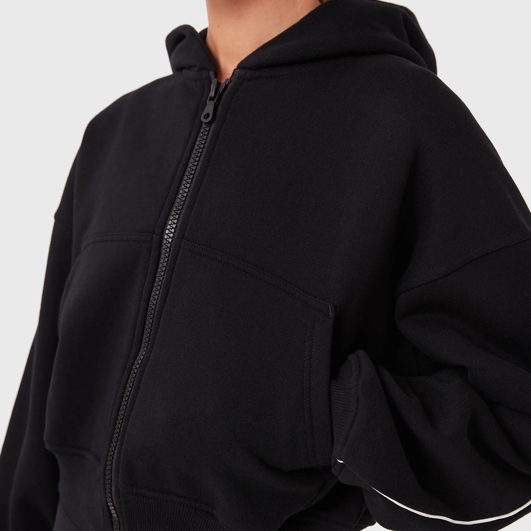 REC GEN - Float Fleece Zip Hood Black